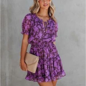 VICI Purple floral dress
